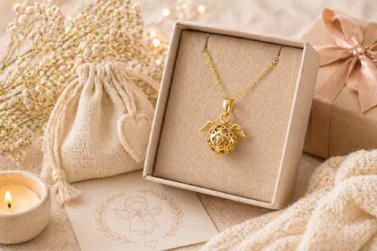 Collana Chiama Angeli dorata